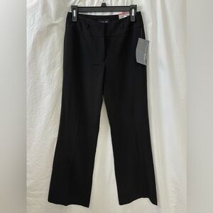 Focus 2000 Black Classic Fit Dress Pants 2P Petite NWT Bi Stretch Career